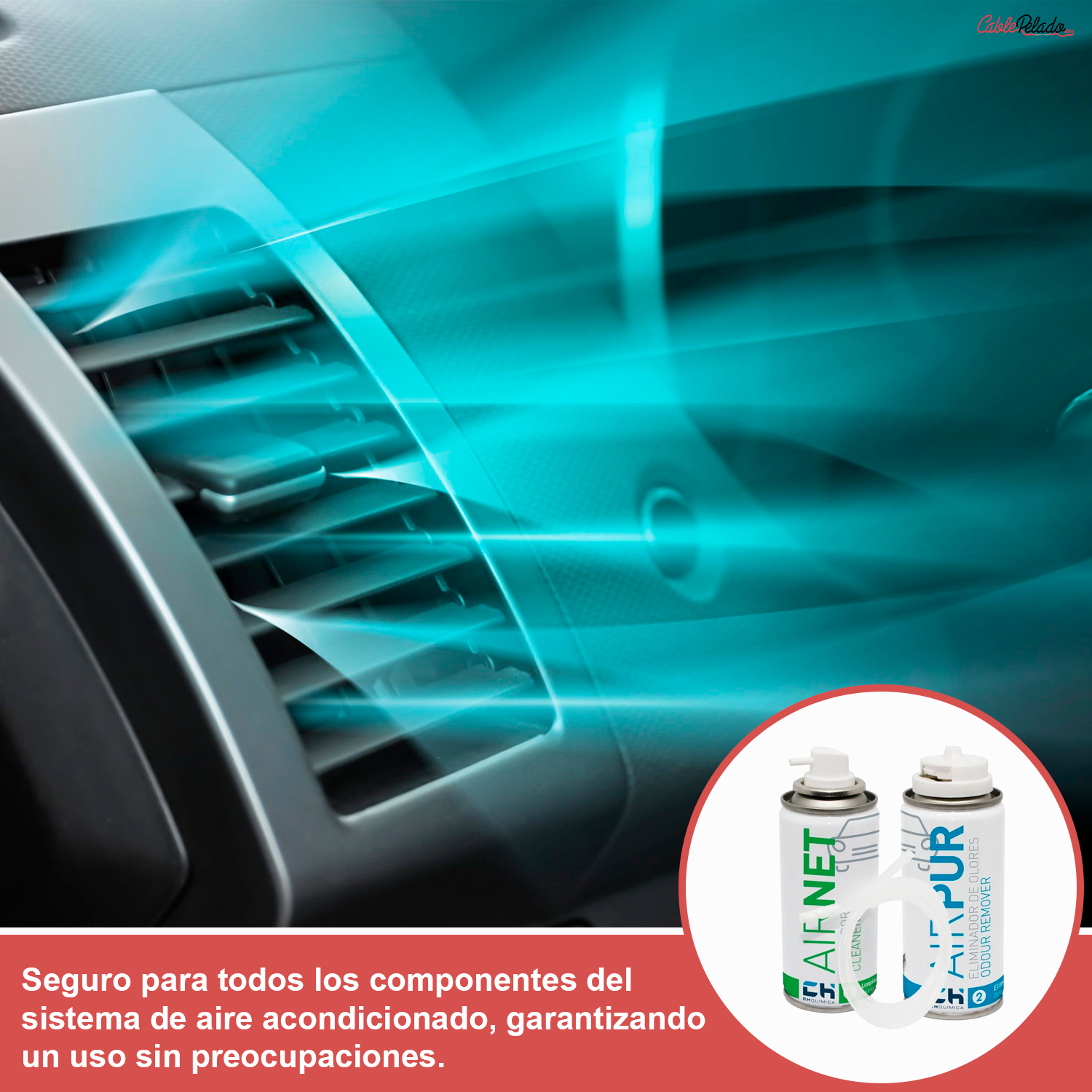 KIT AIRNET+ AIRPUR A/A Coche 100 ml