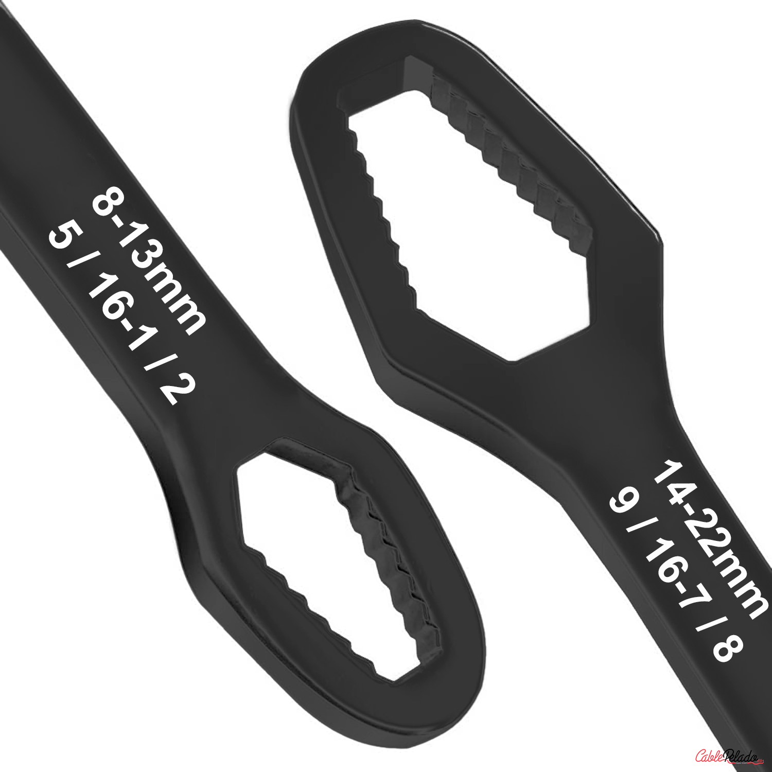 Llave Inglesa De Doble Extremo 8-13, 14-22  Negro