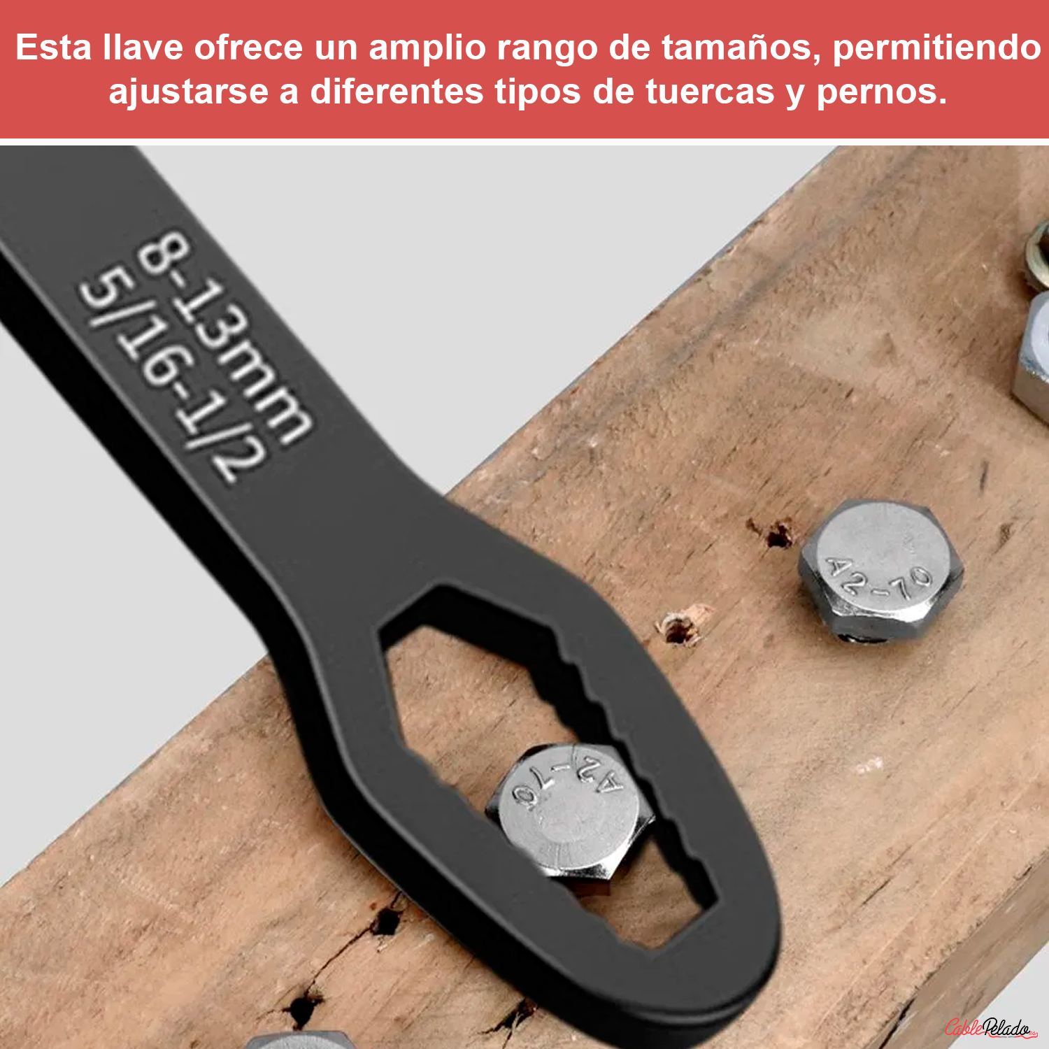 Llave Inglesa De Doble Extremo 8-13, 14-22  Negro