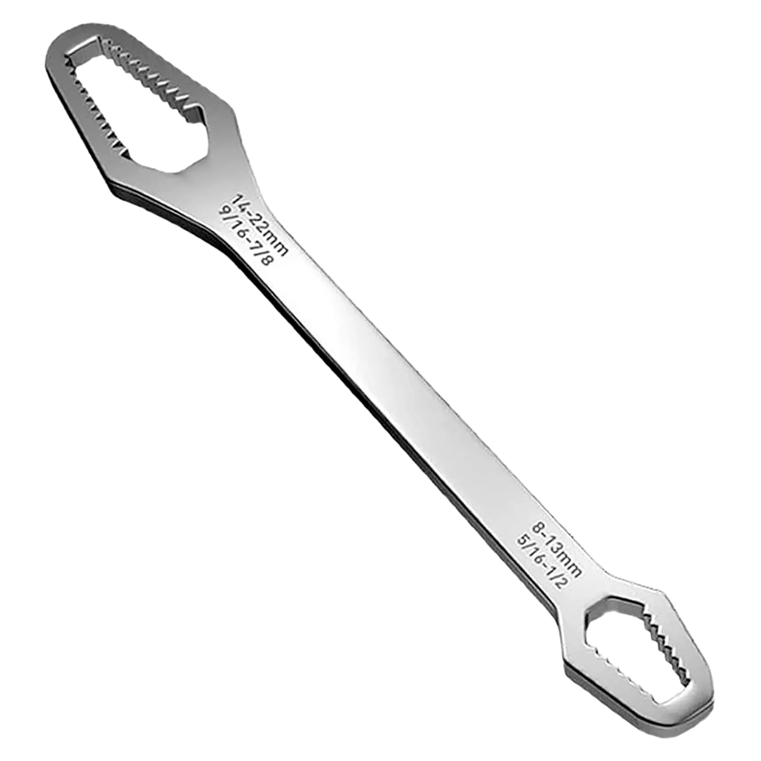Llave Inglesa De Doble Extremo 8-13 14-22  Plateado