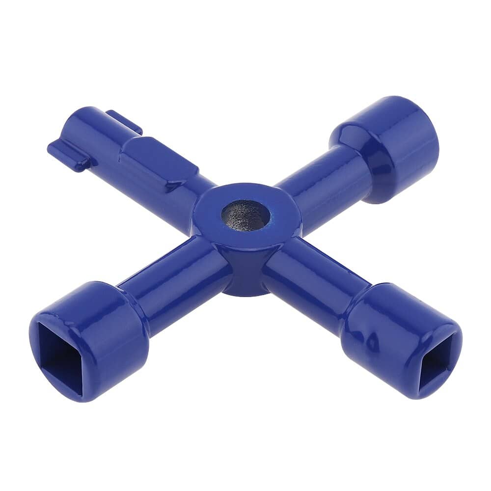 Llave Multifuncional de 4 puntas  Azul