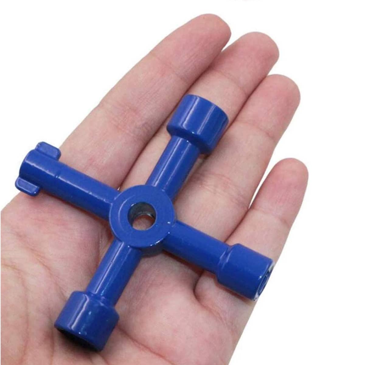 Llave Multifuncional de 4 puntas  Azul