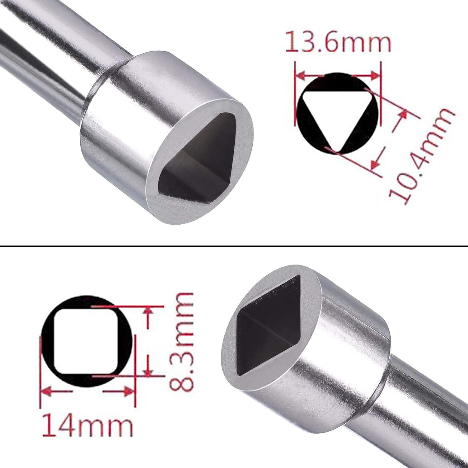 Llave Multifuncional de 4 puntas  Gris
