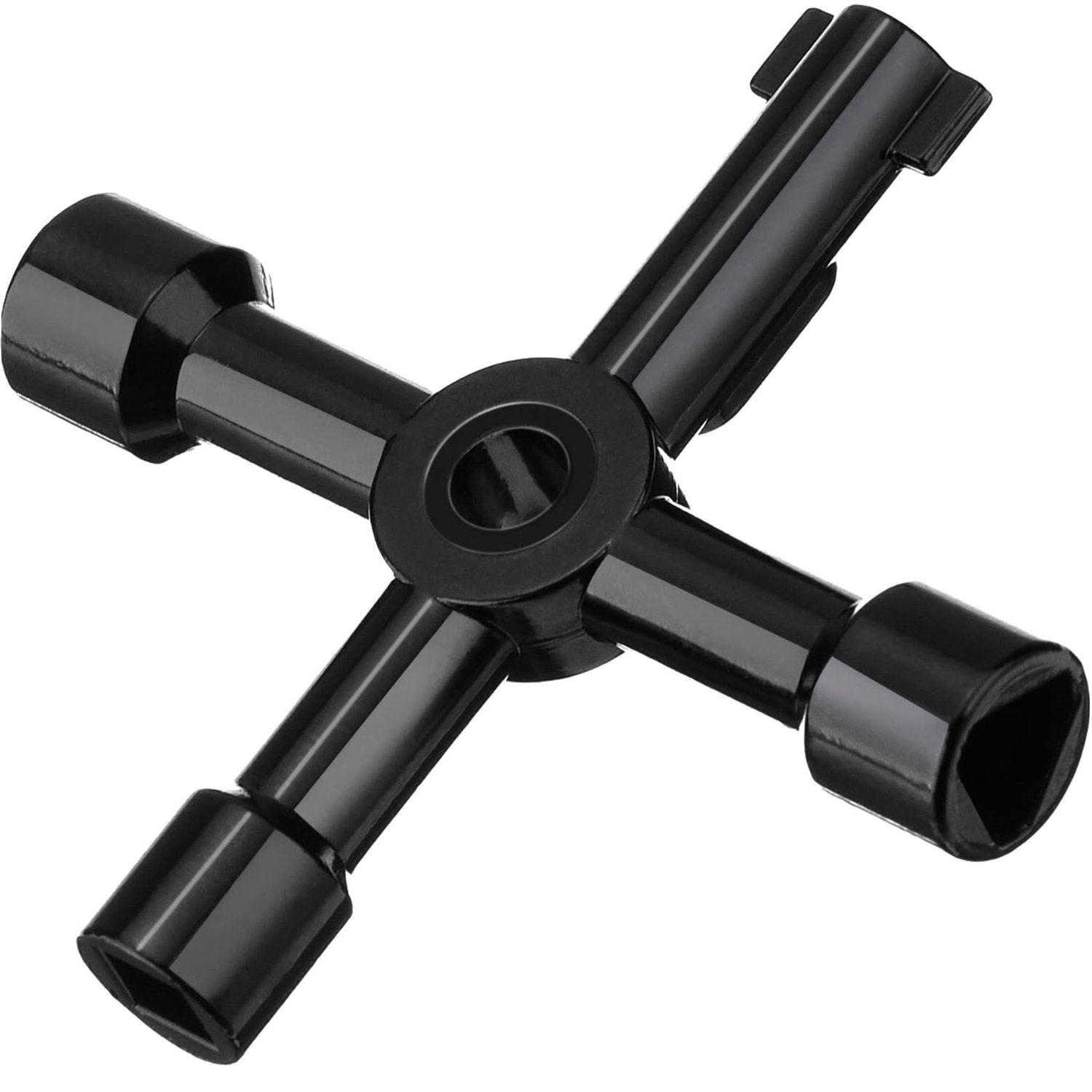 Llave Multifuncional de 4 puntas  Negro