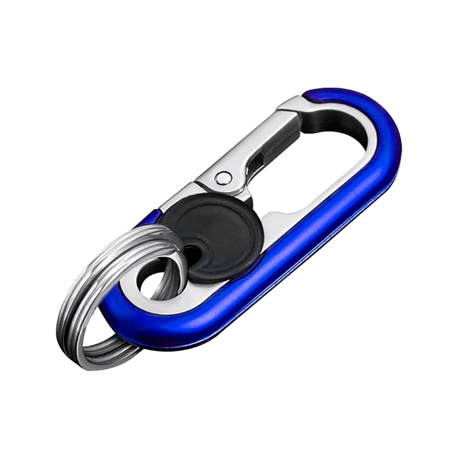 LLavero Mosquetón Antipérdida  v2  Azul