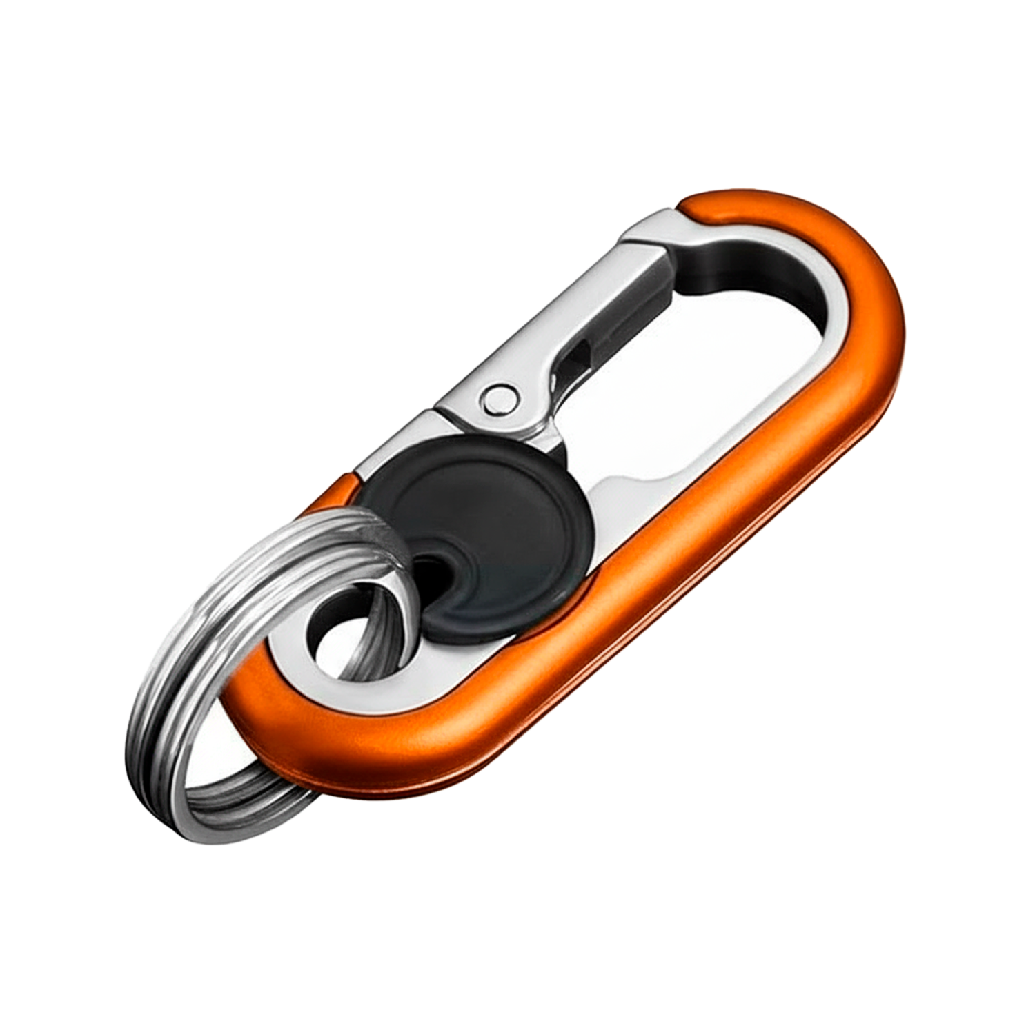 LLavero Mosquetón Antipérdida v2  Naranja