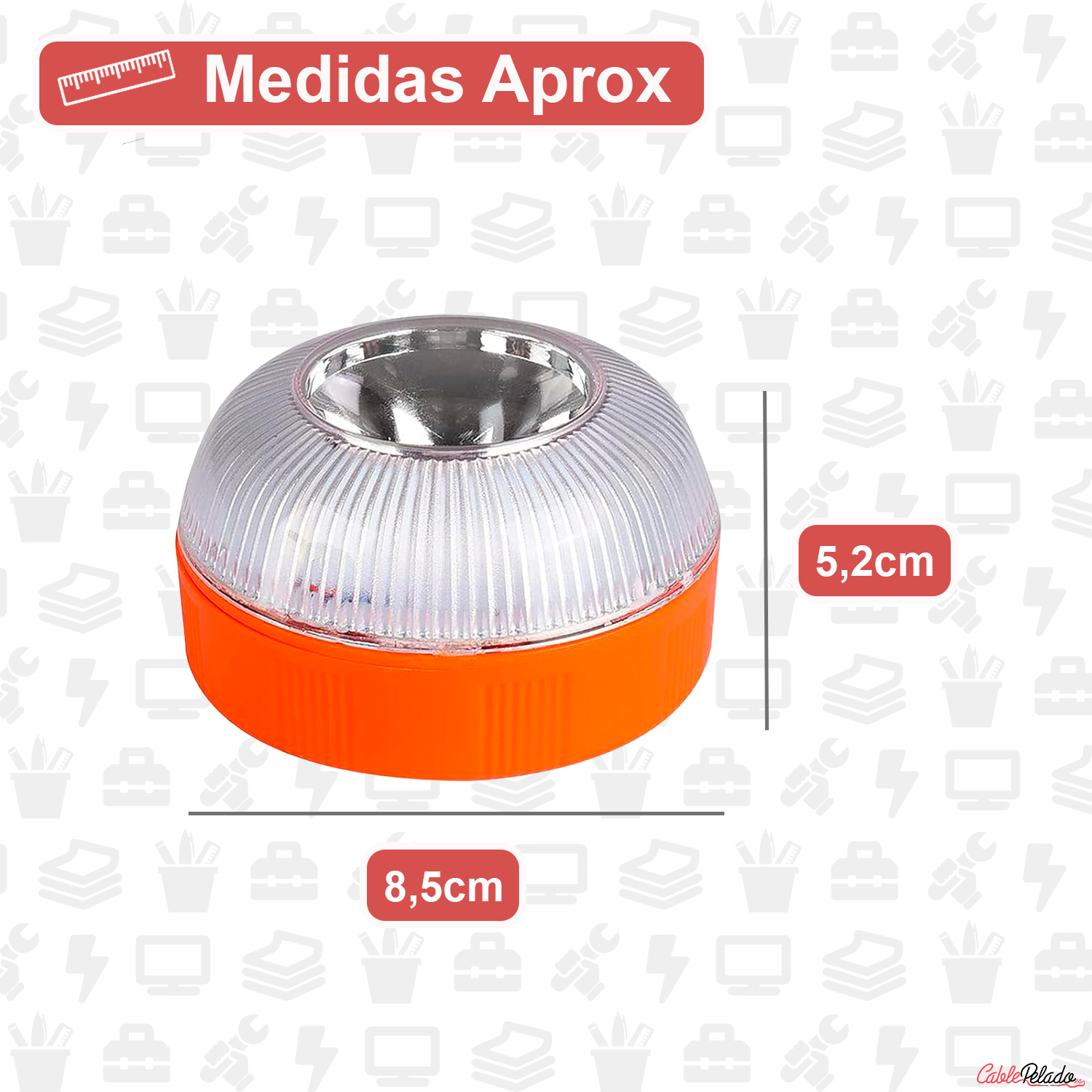Luz De baliza De Emergencia para coche V16 Sin GPS