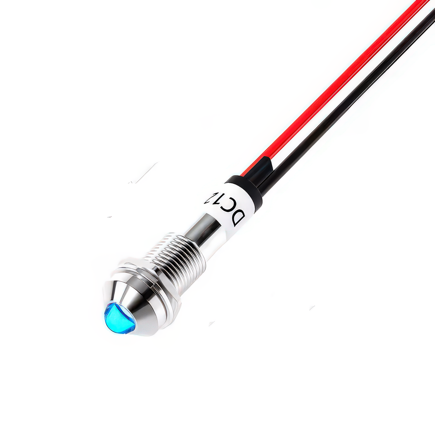Luz LED piloto de 8mm 12V DC