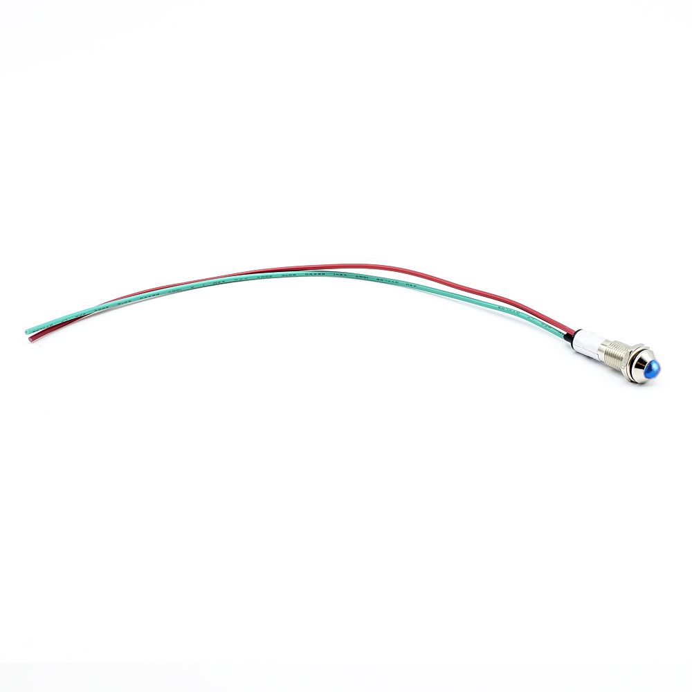 Luz LED piloto de 8mm 220VAC  Azul