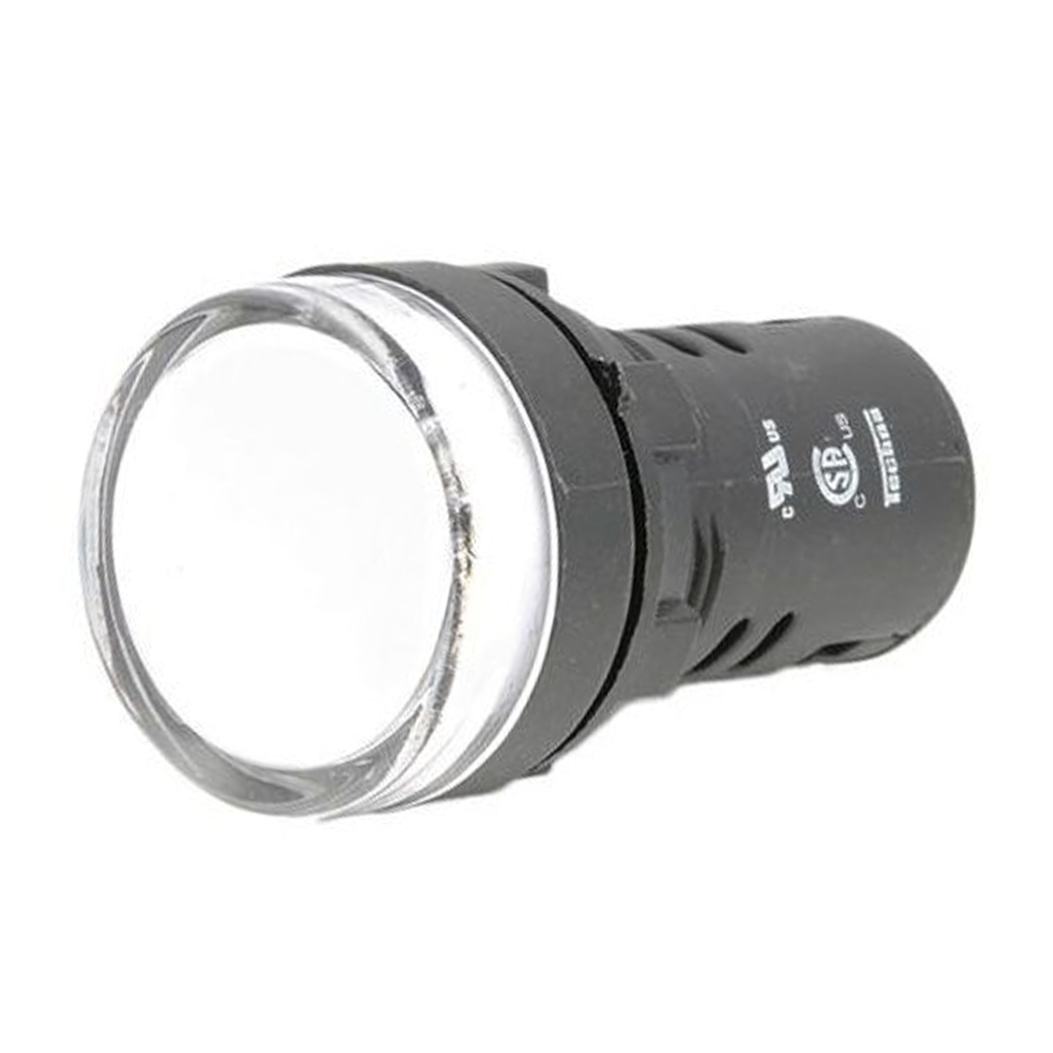 Luz piloto LED de 30 mm para paneles de control 230 VAC  Blanco