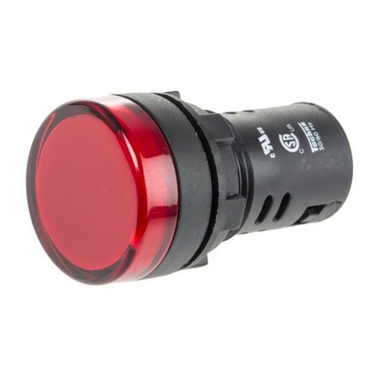 Luz piloto LED de 30 mm para paneles de control 230 VAC  Rojo