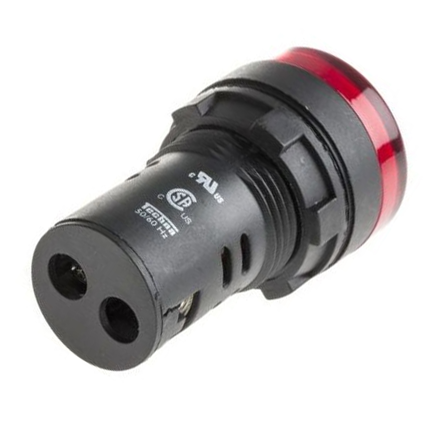 Luz piloto LED de 30 mm para paneles de control 230 VAC  Rojo