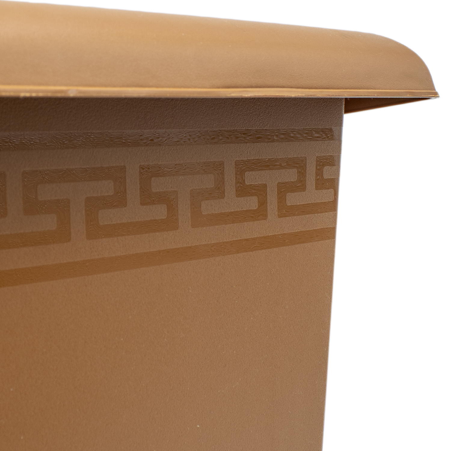 Macetero cuadrado de plastico 30 cm Marron