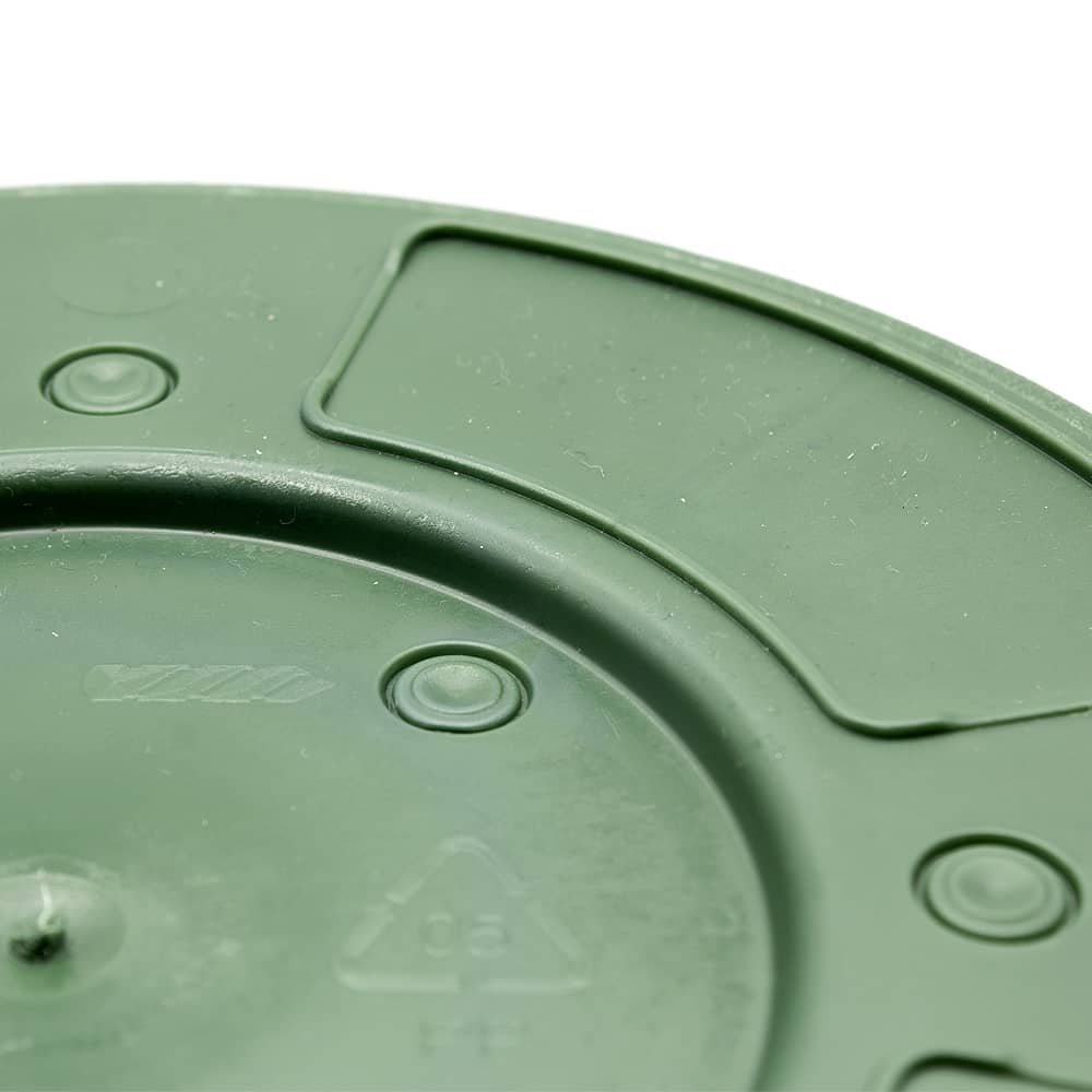 Macetero redondo de plastico 40 cm Verde