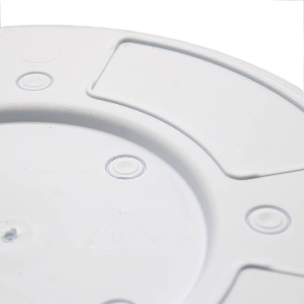 Macetero rendondo de plastico 50 cm Blanco