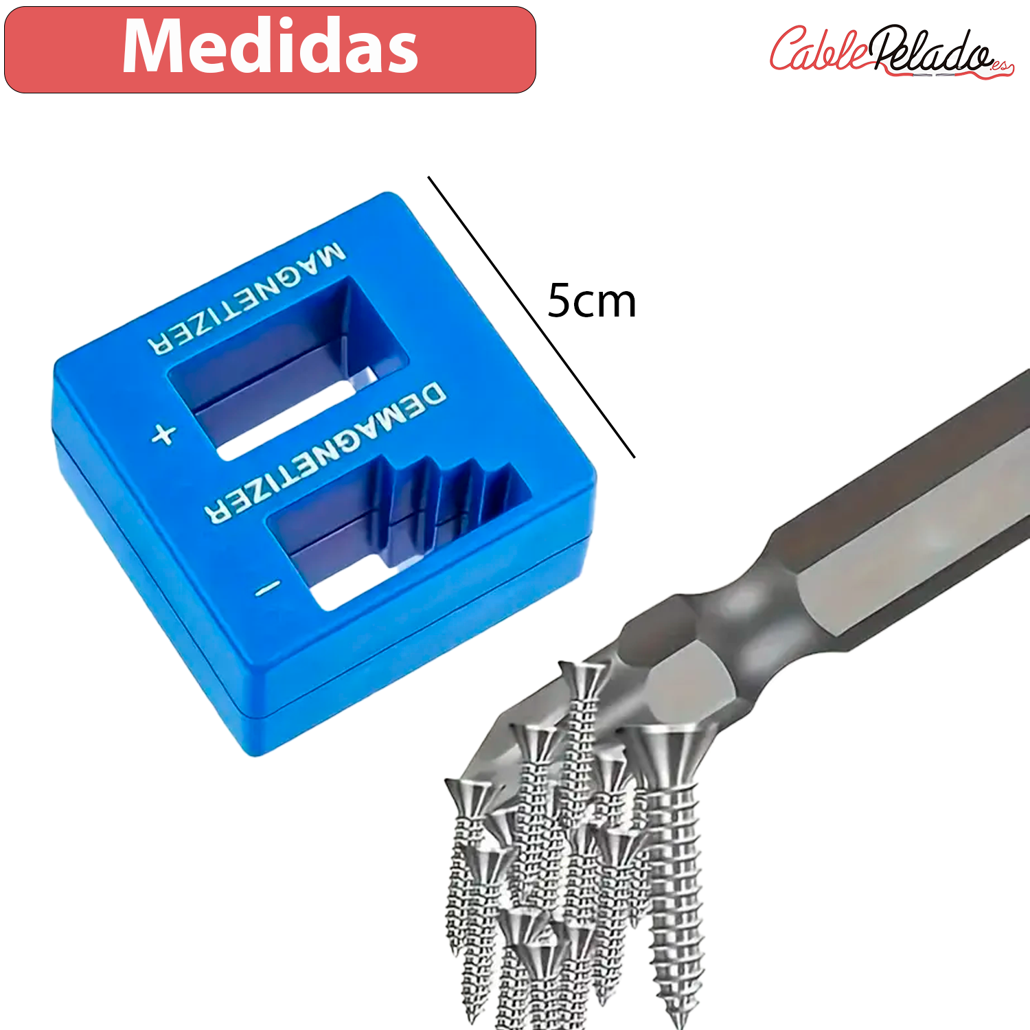 Magnetizador Y Desmagnetizador Destornilladores  Azul