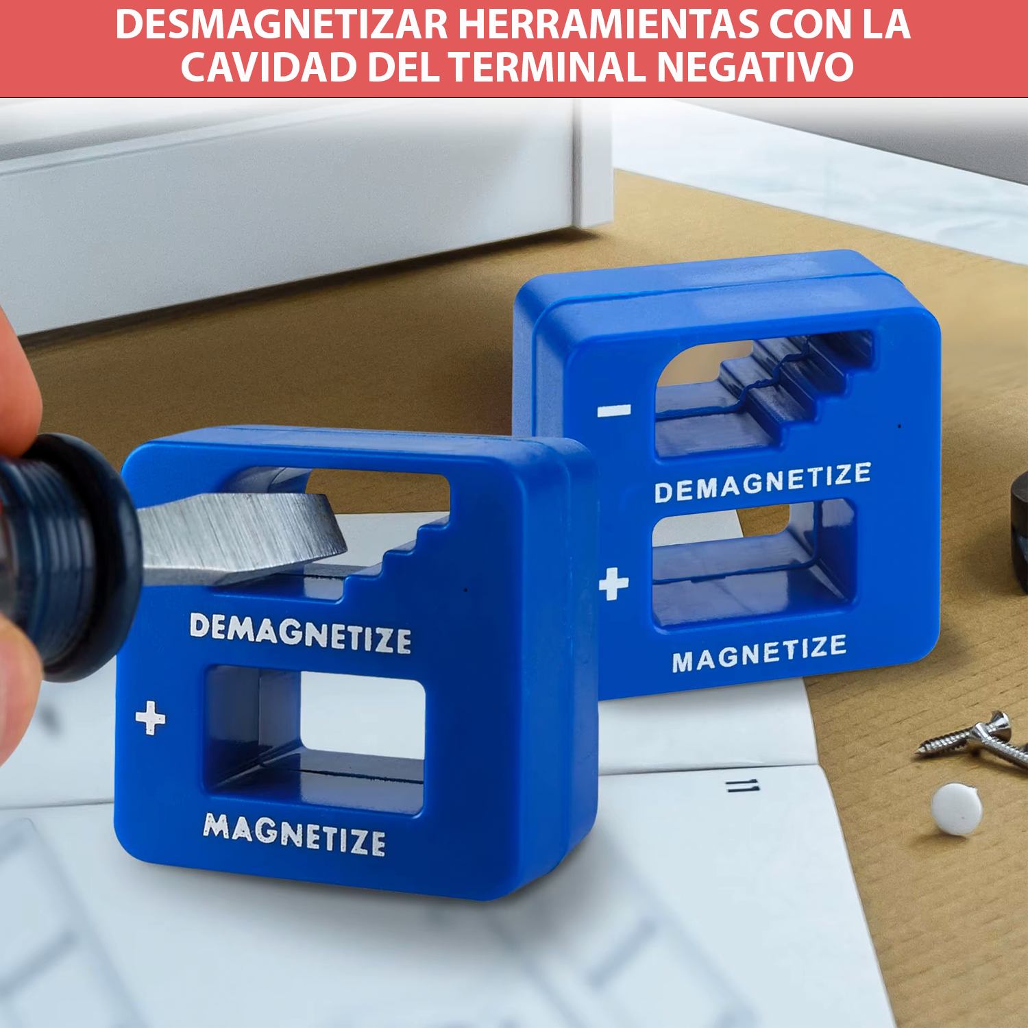 Magnetizador Y Desmagnetizador Destornilladores  Azul