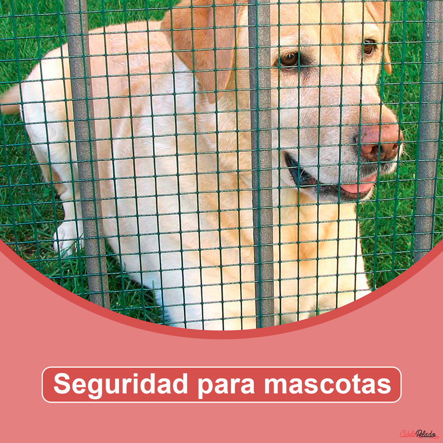 Malla Metálica Plastificada 1x10 Metros  Verde