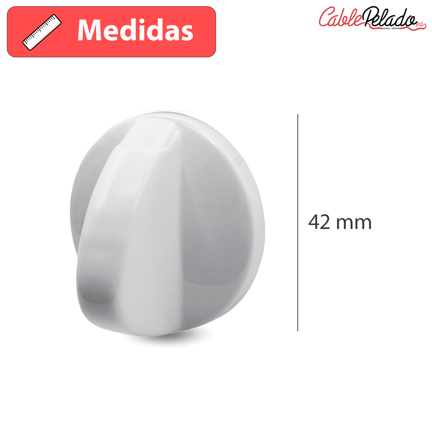 Mando Horno Teka Codigo 83030422  Blanco