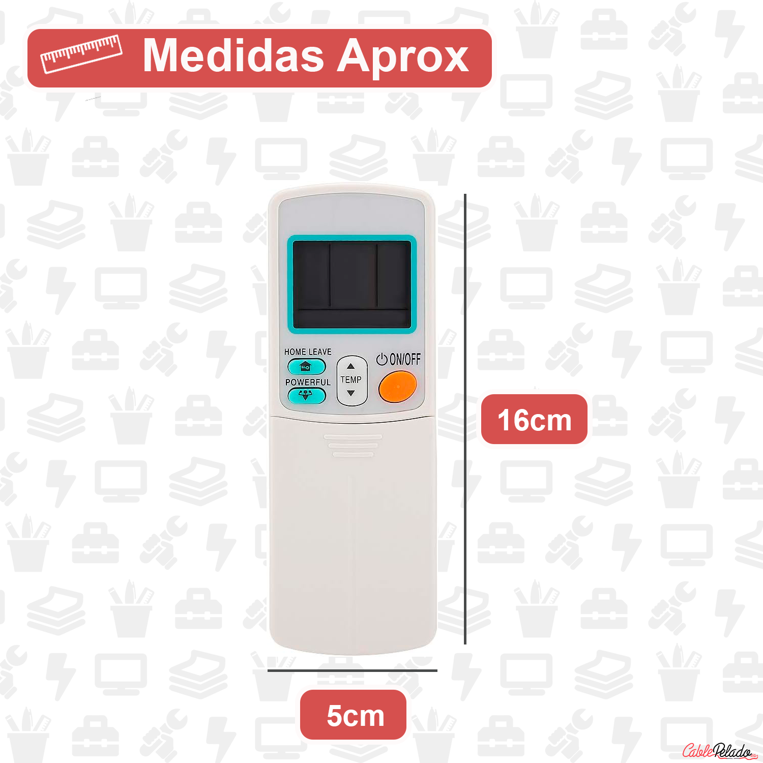 Mando Universal para Aire Acondicionado Daikin