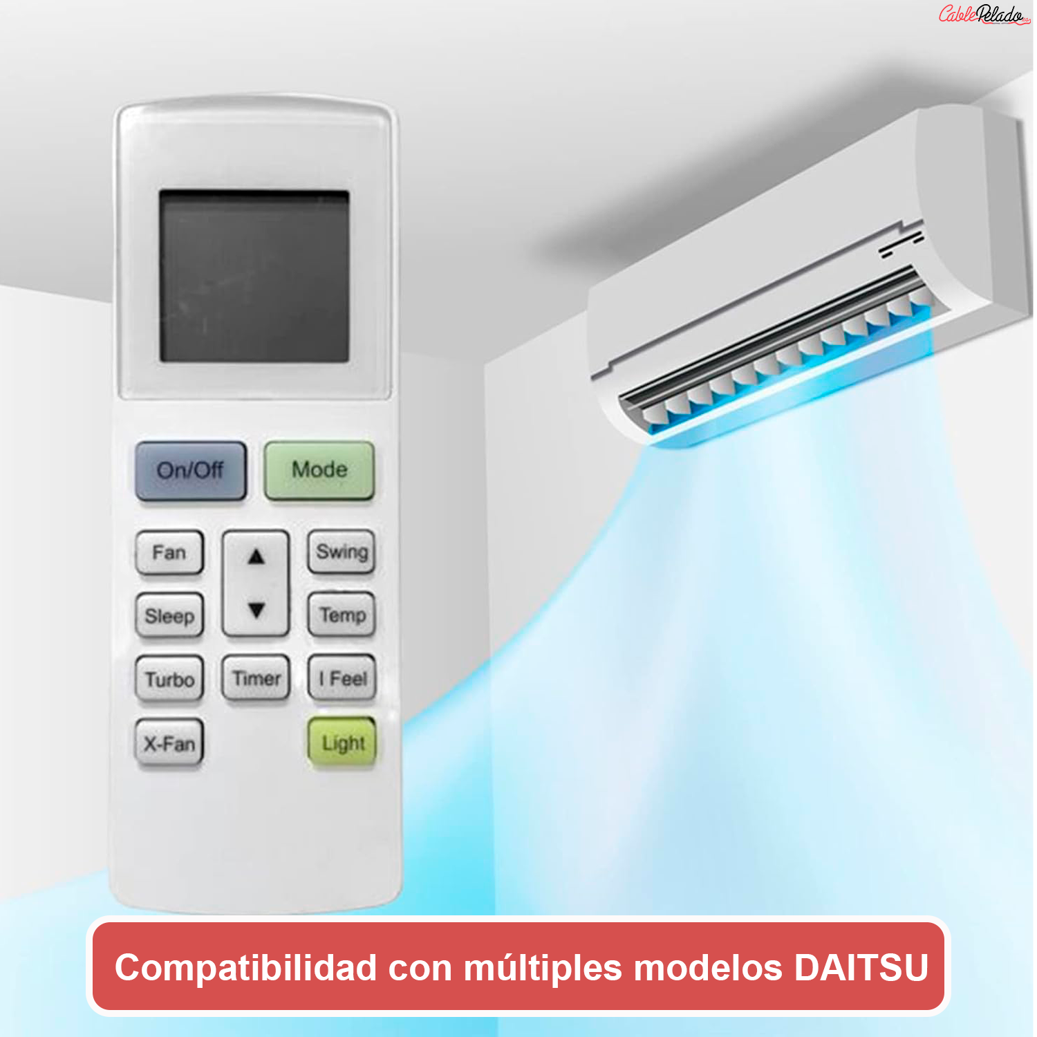 Mando Universal para Aire Acondicionado DAITSU