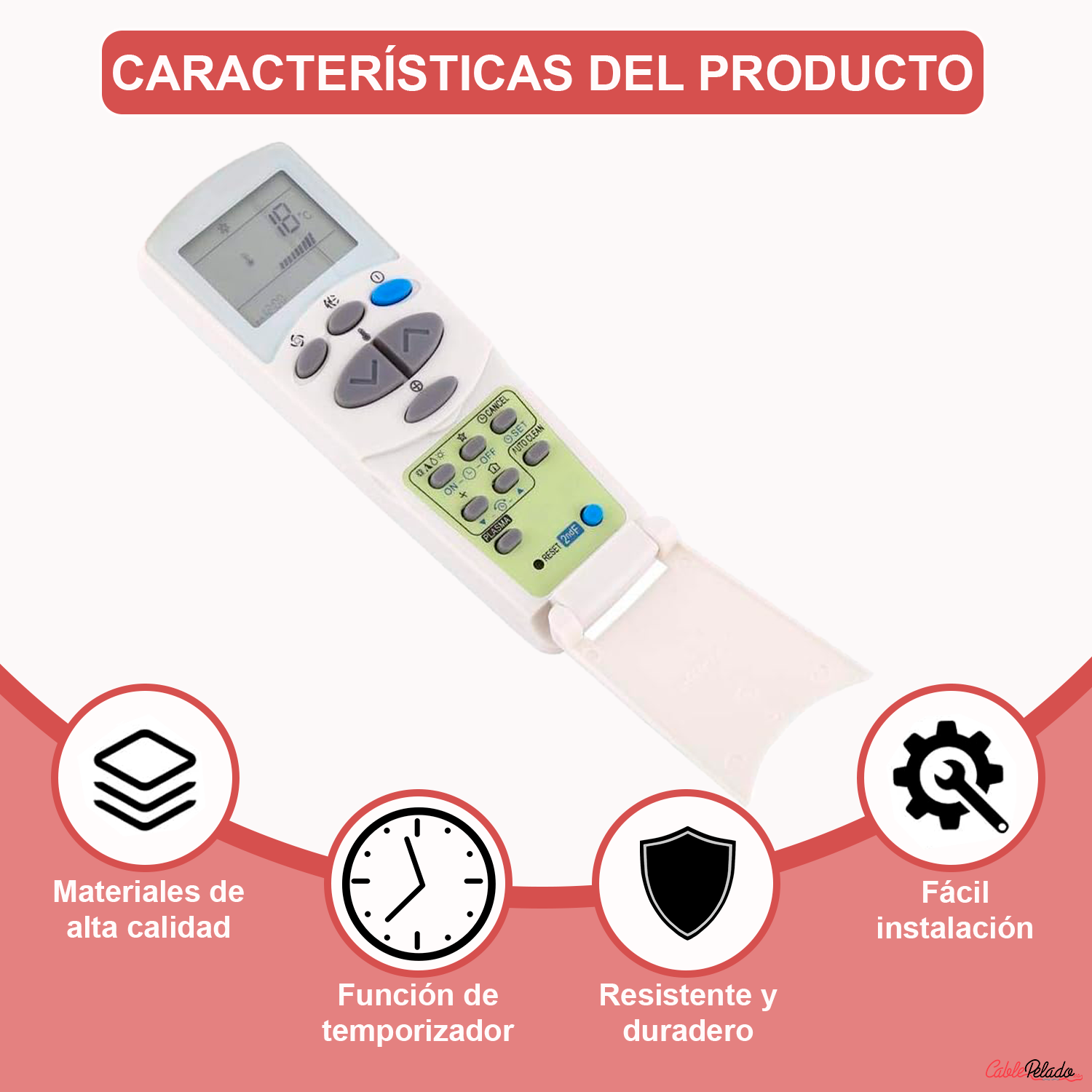 Mando Universal para Aire Acondicionado LG