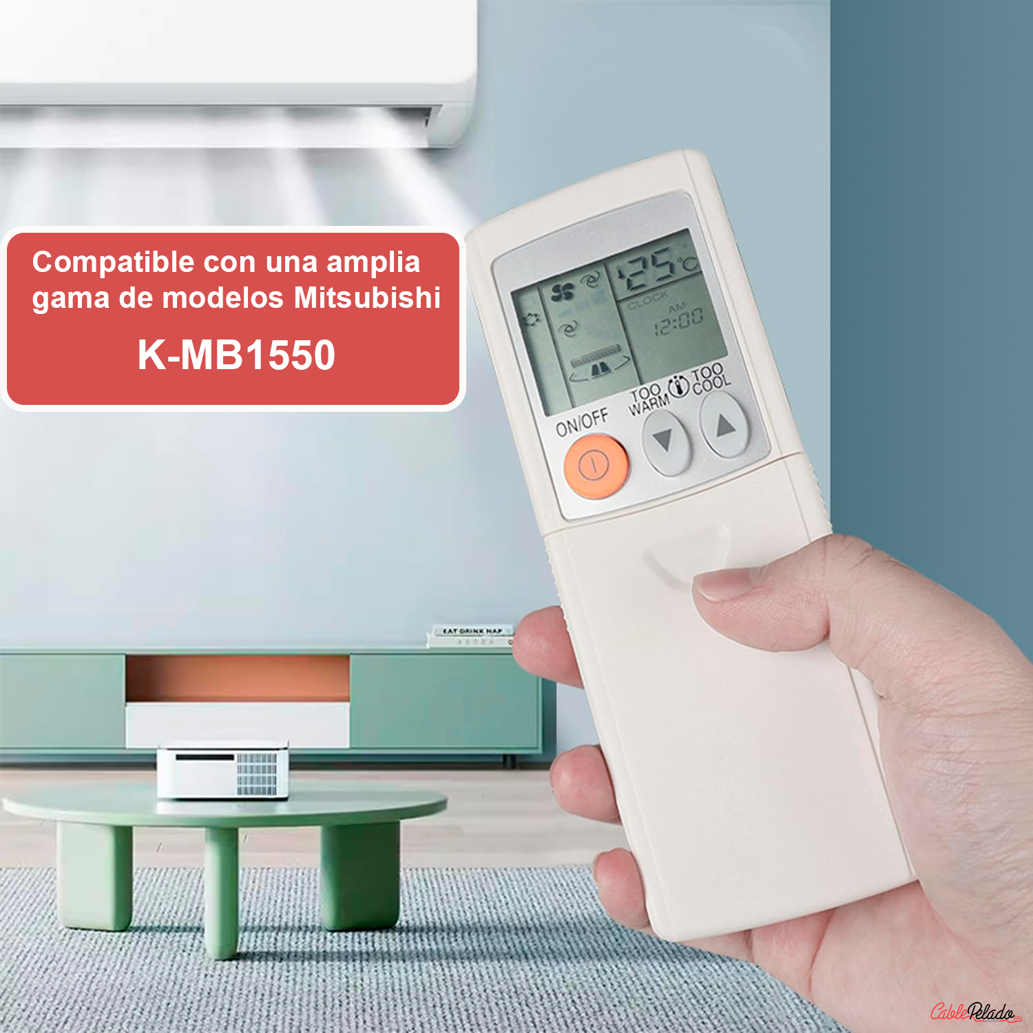 Mando Universal para Aire Acondicionado Mitsubishi v1