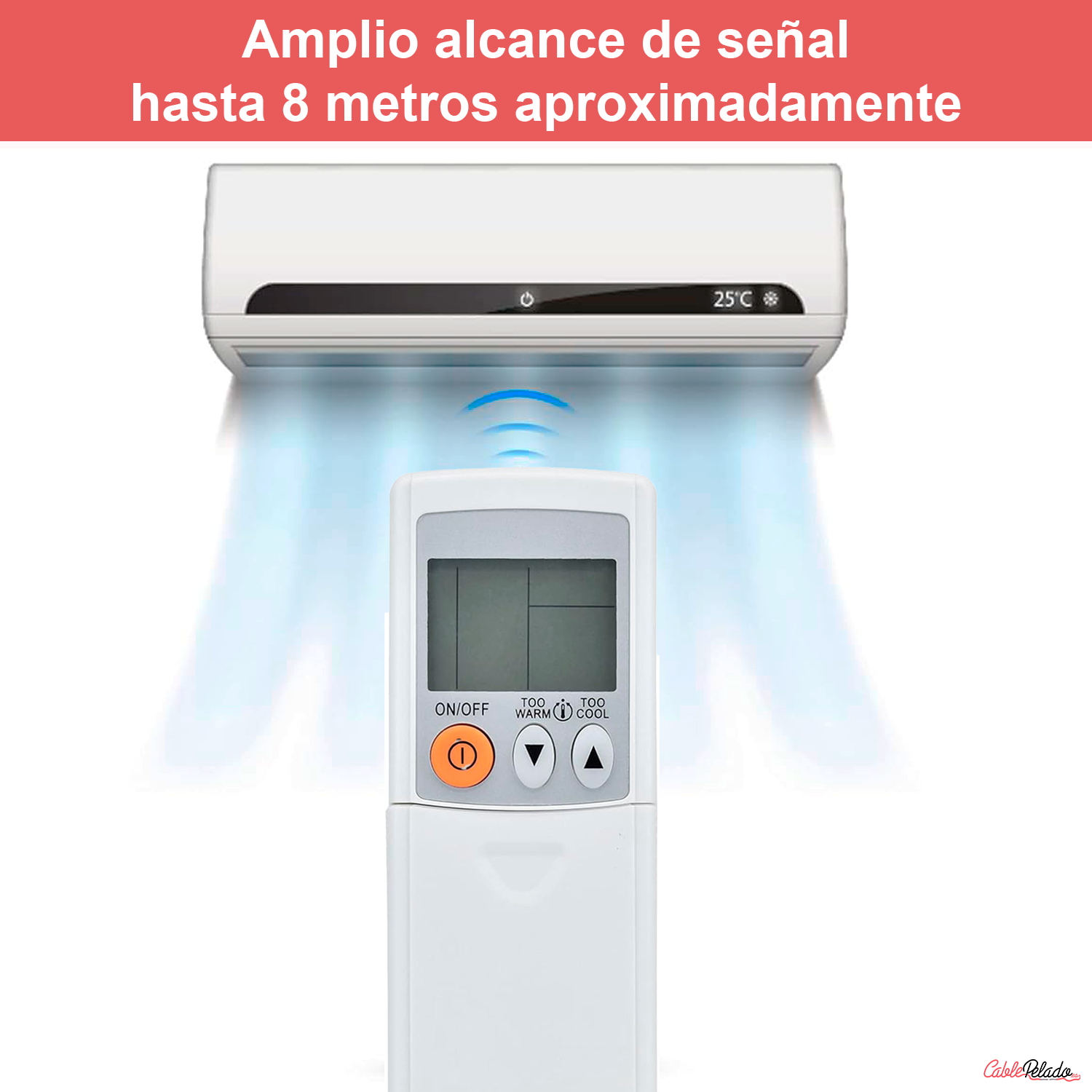 Mando Universal para Aire Acondicionado Mitsubishi v2