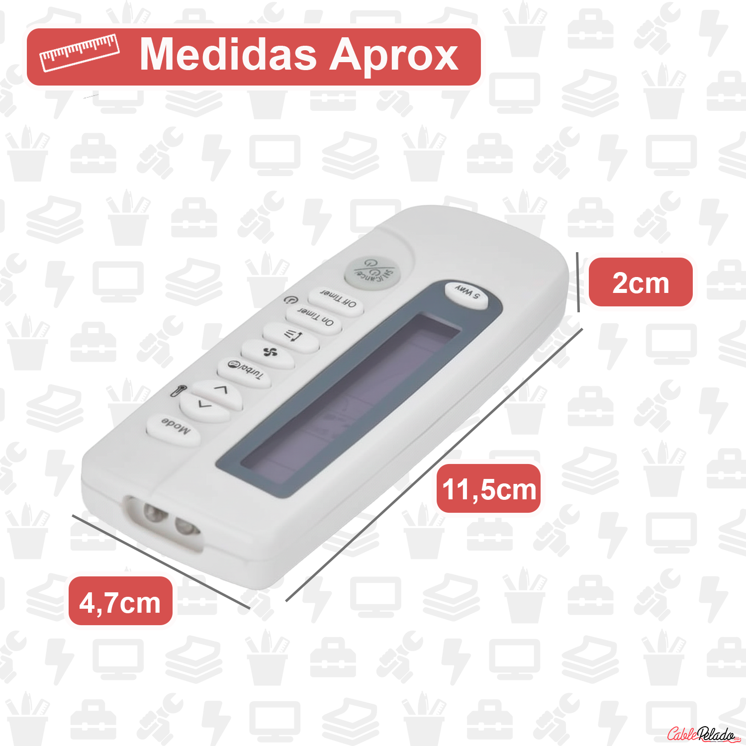 Mando Universal para Aire Acondicionado Samsung