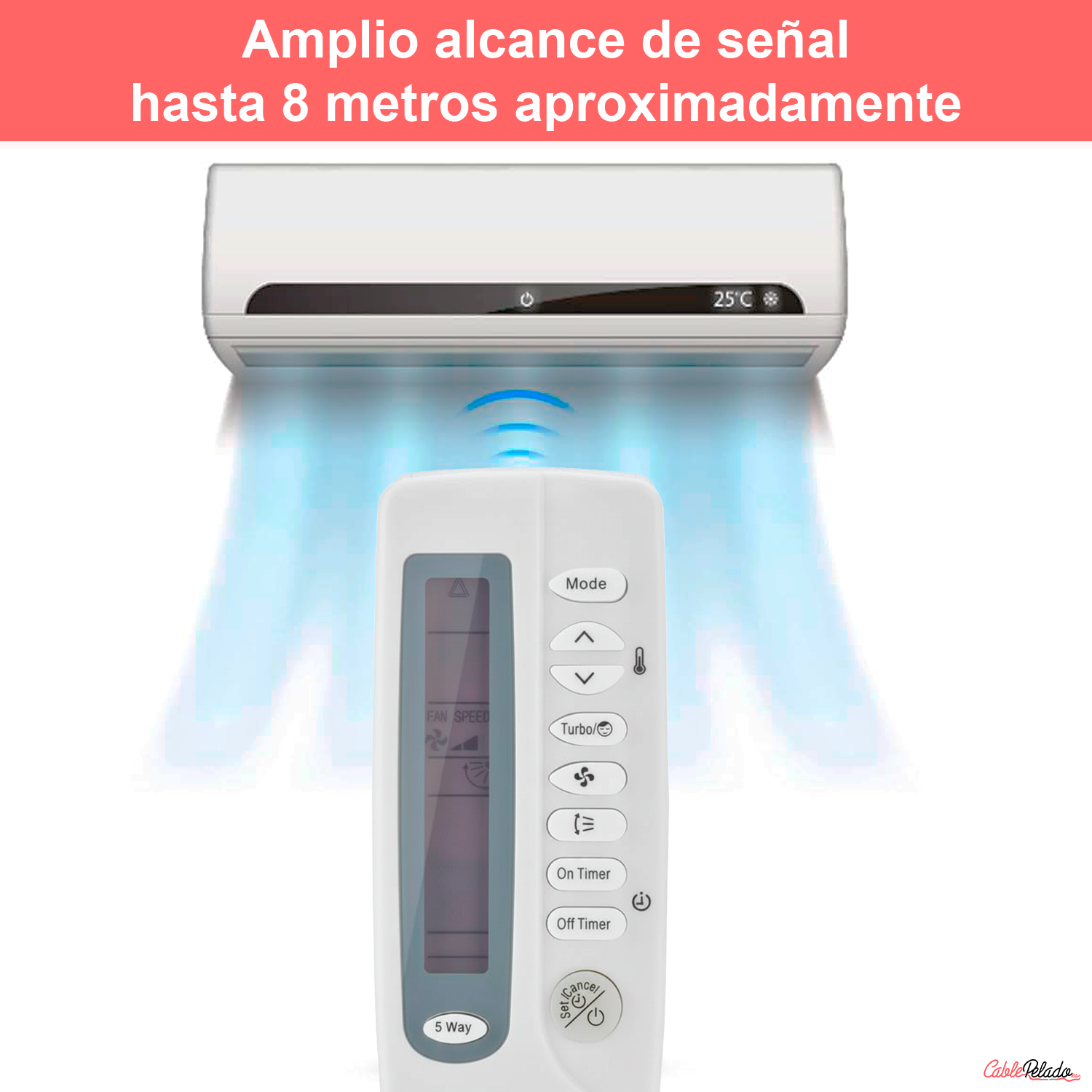 Mando Universal para Aire Acondicionado Samsung