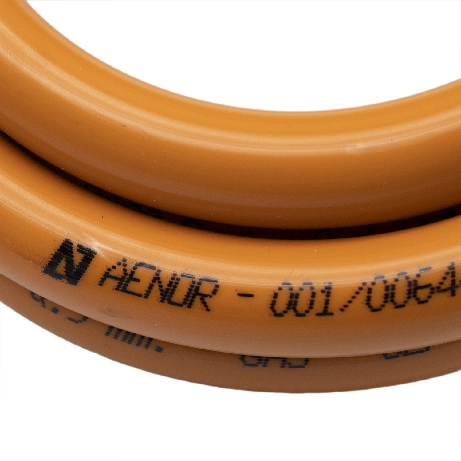 Manguera flexible butano 9mm de diametro interior 1.5 M Naranja