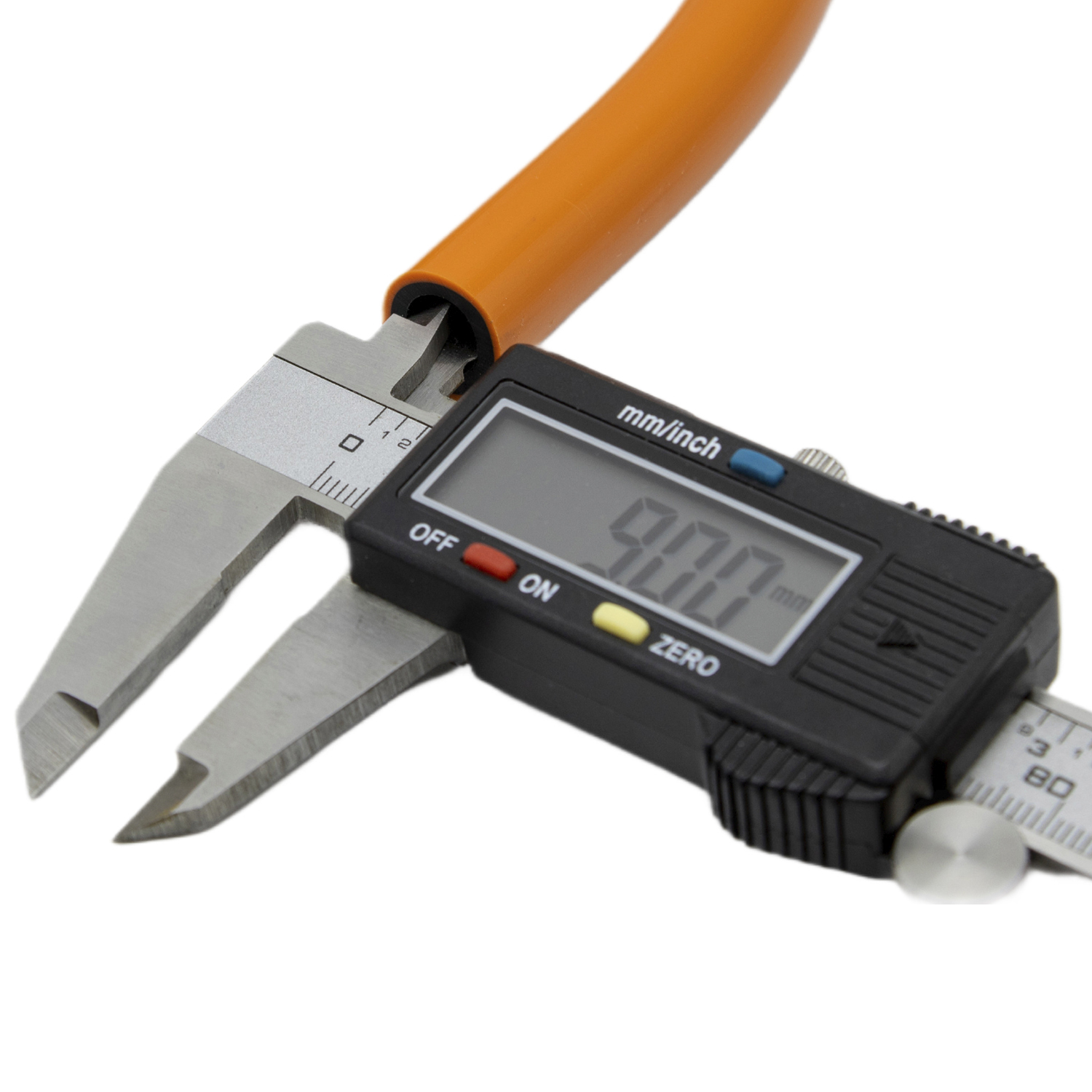 Manguera flexible butano 9mm de diametro interior 1.5 M Naranja