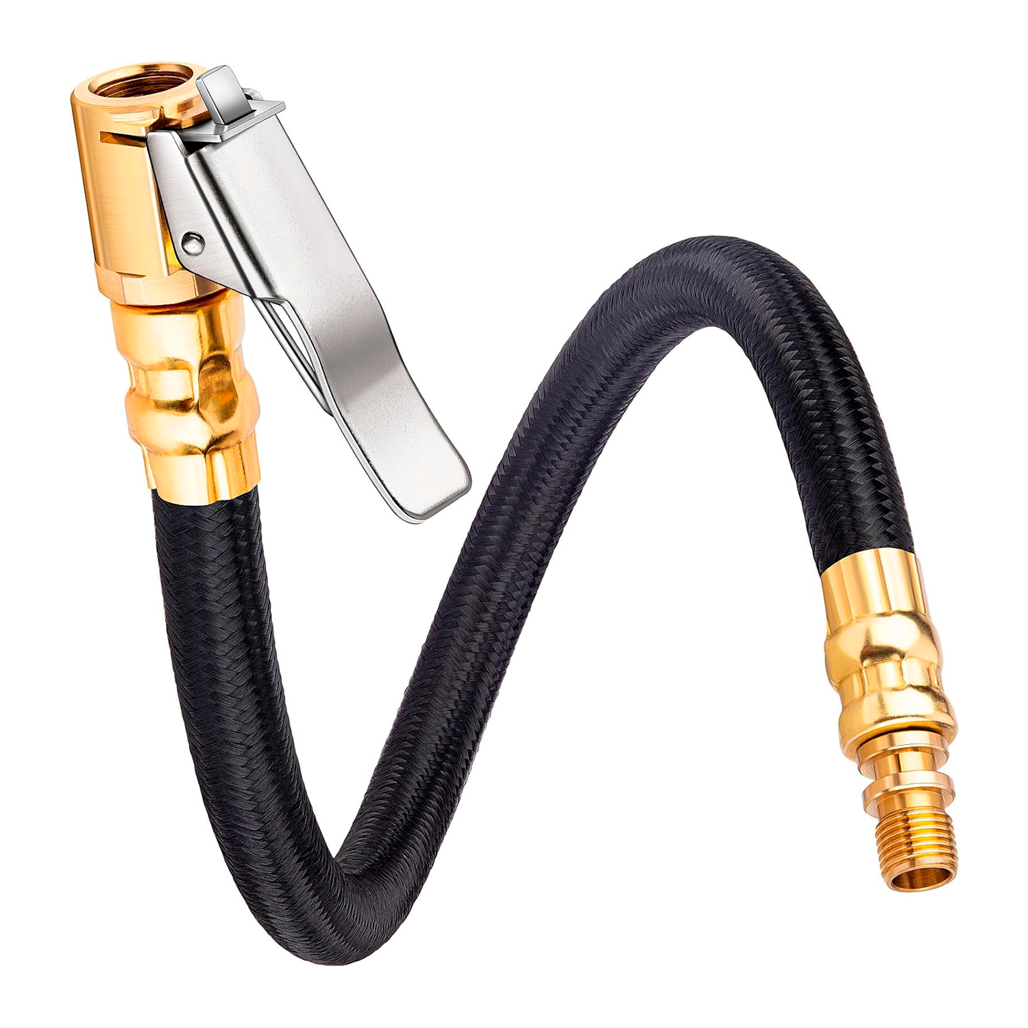 Manguera Para Inflador De Neumático Rosca 7.6 mm Longitud 35 cm