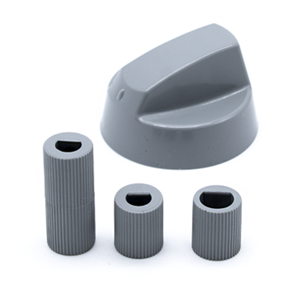 Manija perillas mando Universal para Horno (4 uds)  Gris