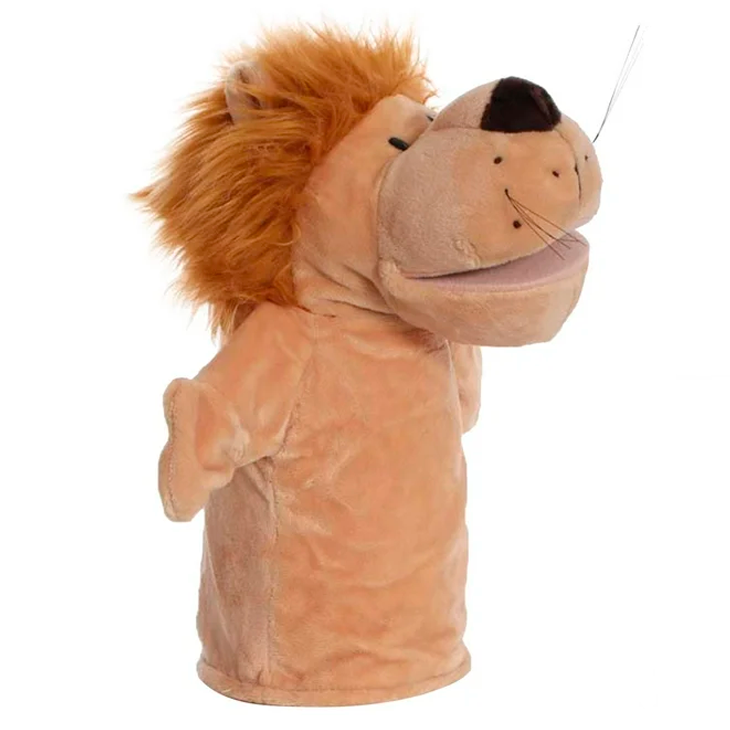Marioneta Mano Peluche De Leon Tipo 2  Beige