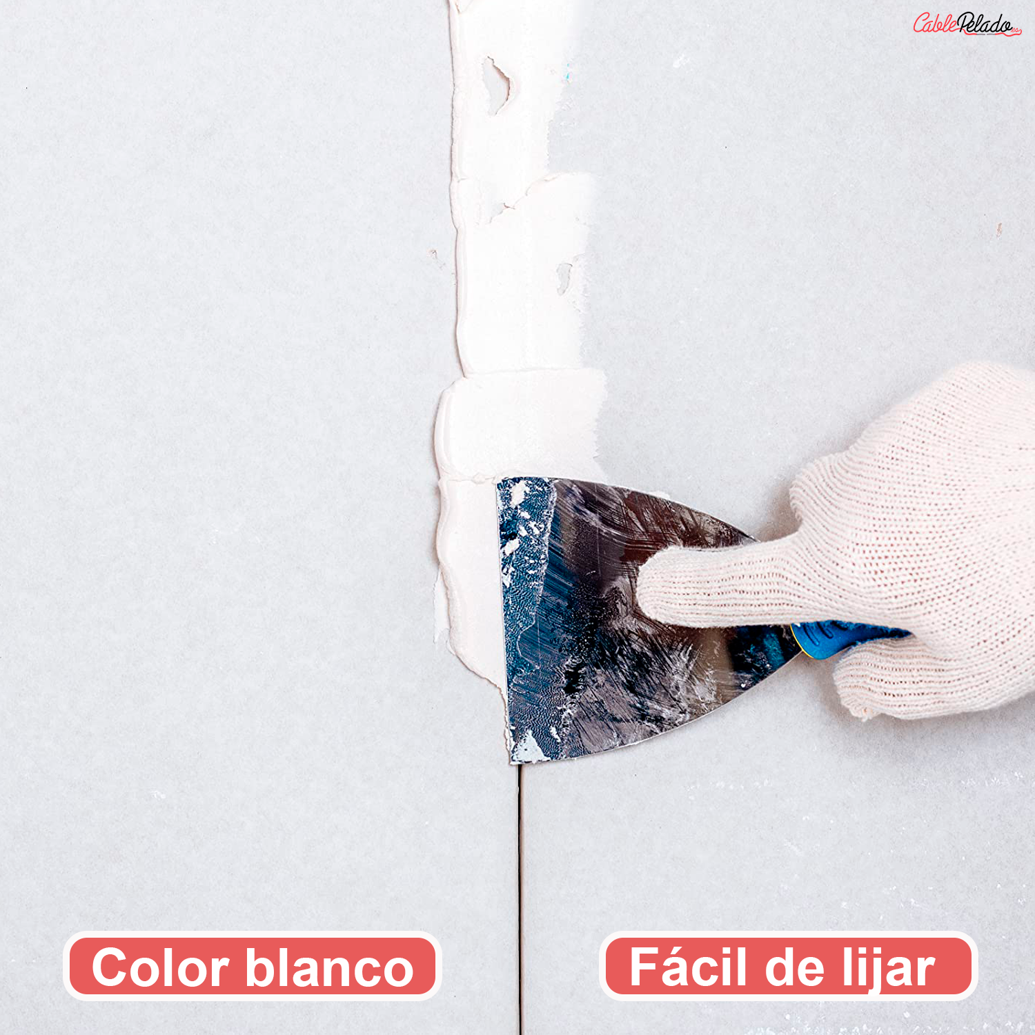 Masilla Acrílica Blanca En Tubo 150 gr