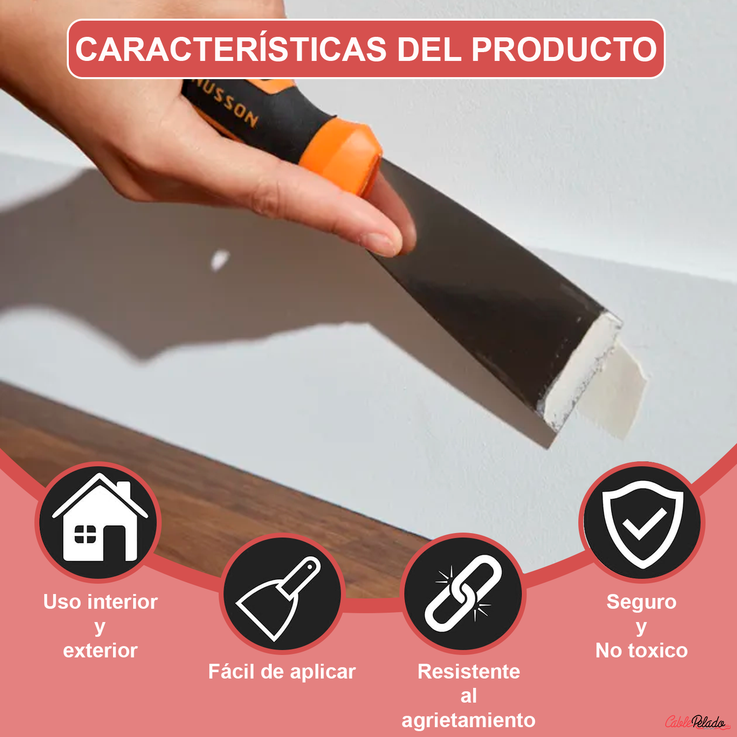 Masilla Madera Blanca En Tubo 150 gr