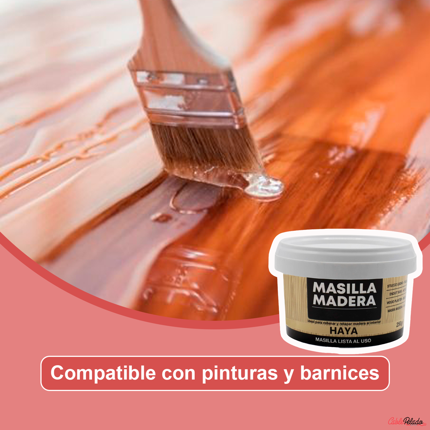 Masilla Madera Haya 250 gr