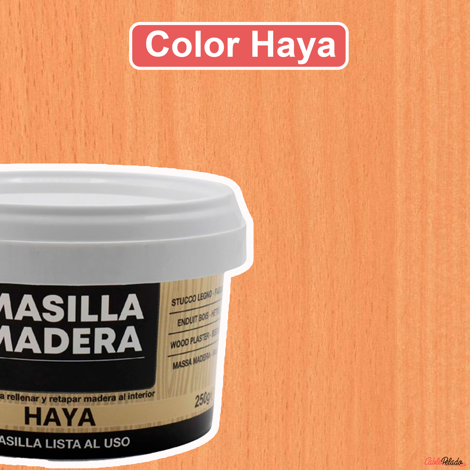 Masilla Madera Haya 250 gr