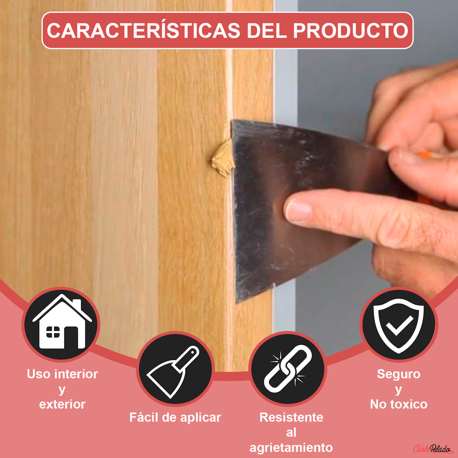 Masilla Madera Roble 250 gr