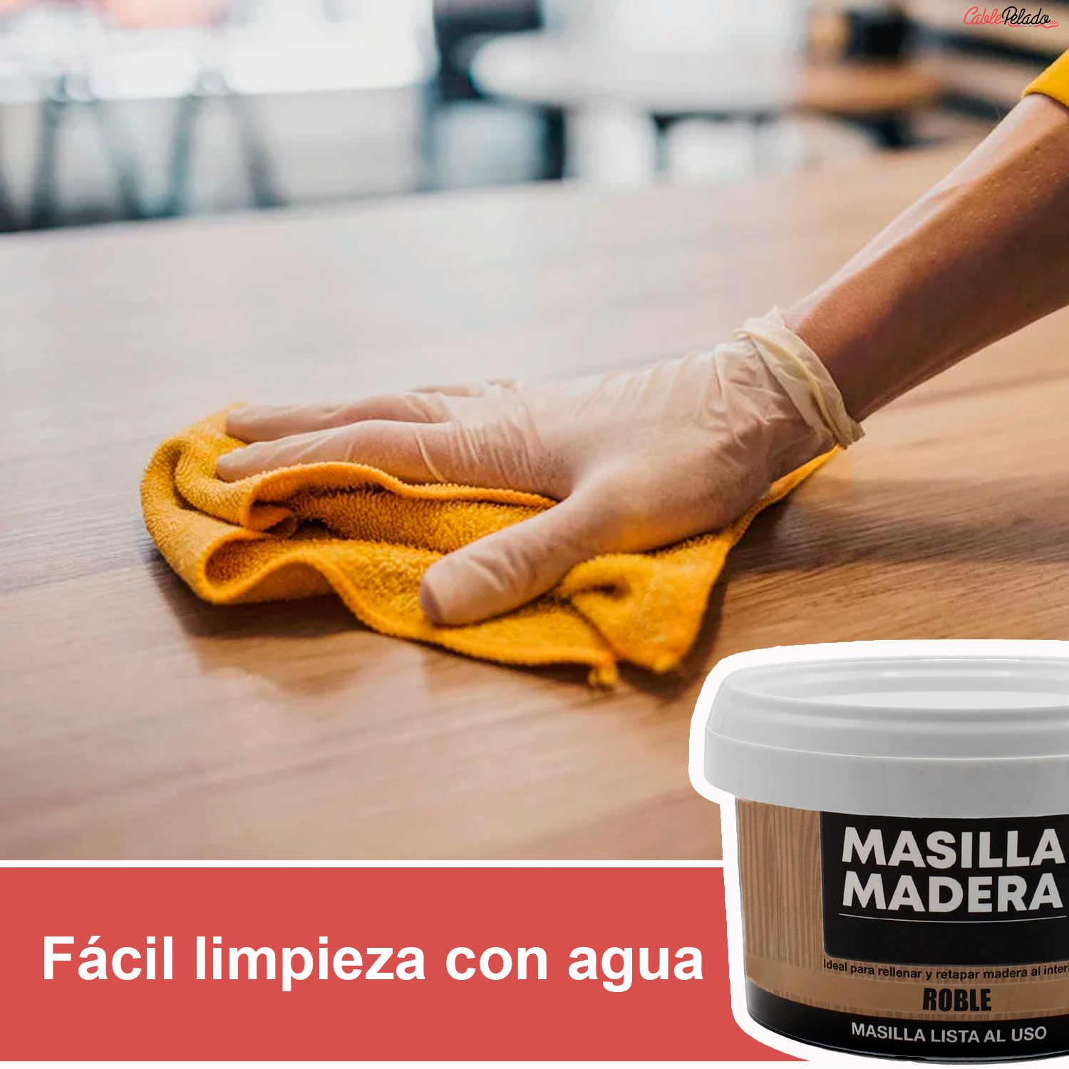 Masilla Madera Roble 250 gr