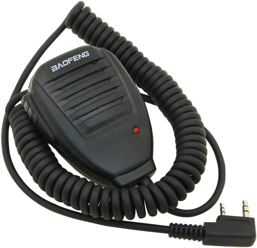 Microfono-altavoz para Walkie Talkie Baofeng UV-5R  Negro