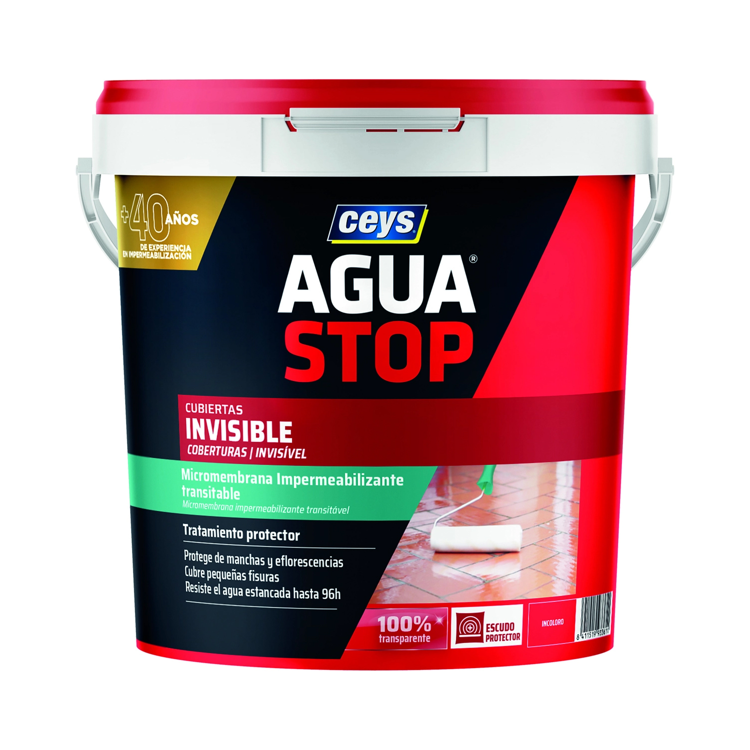 Micromembrana Impermeable Ceys Aguastop 1 L  Transparente
