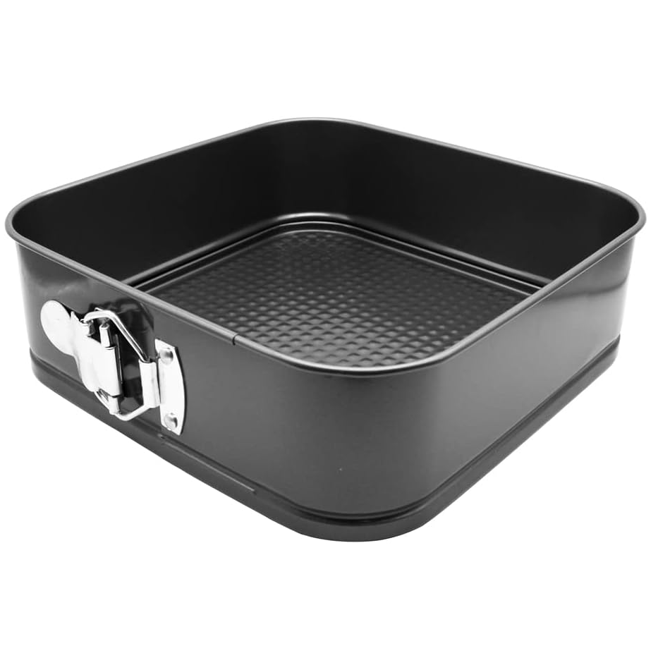 Molde para horno cuadrado Clip-Clap desmontable 26 cm Negro