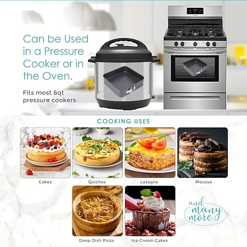 Molde para horno cuadrado Clip-Clap desmontable 26 cm Negro