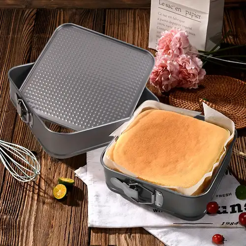 Molde para horno cuadrado Clip-Clap desmontable 26 cm Negro