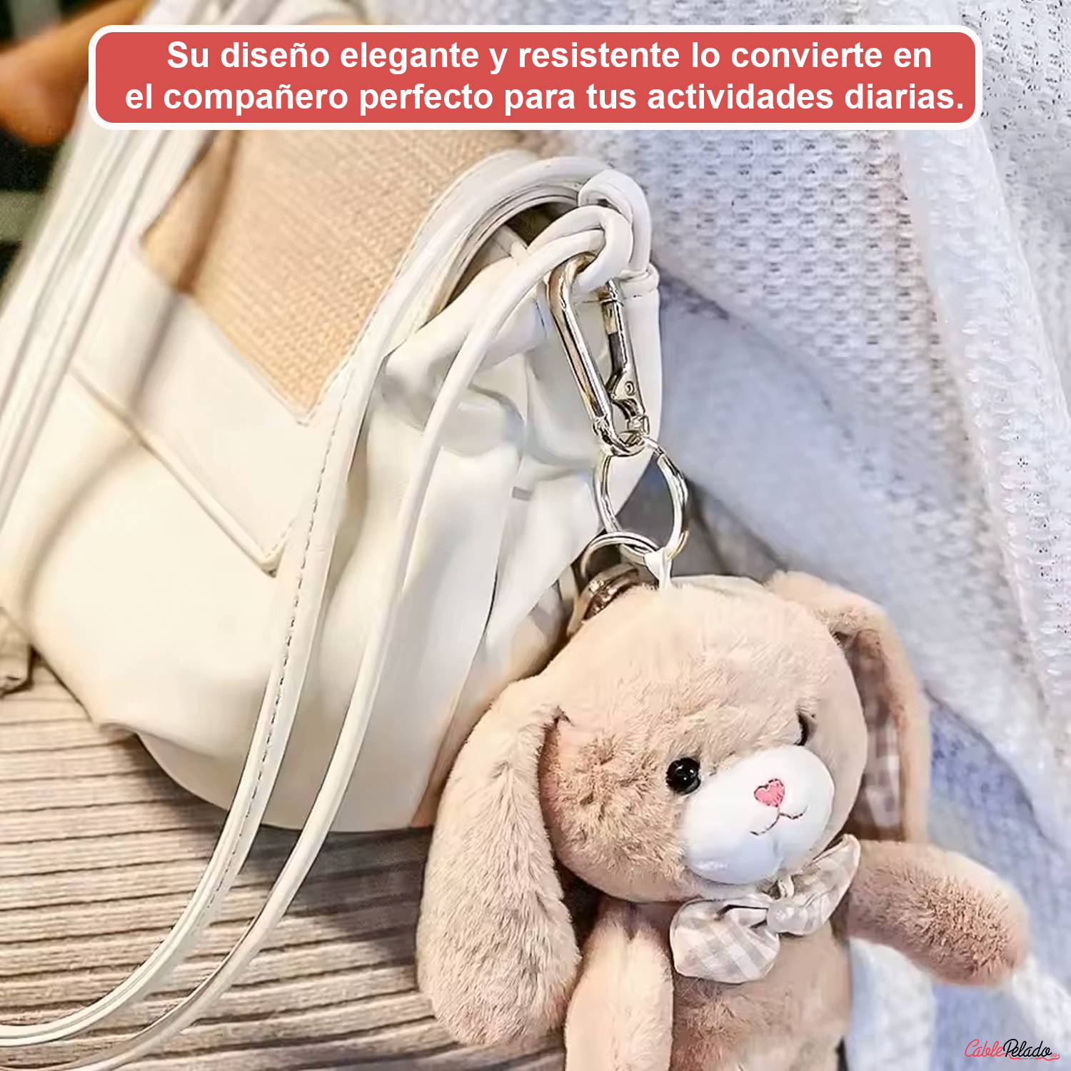 Mosquetón De Aleación De Zinc Con Llavero y Clips De Liberación Rápida  Plateado