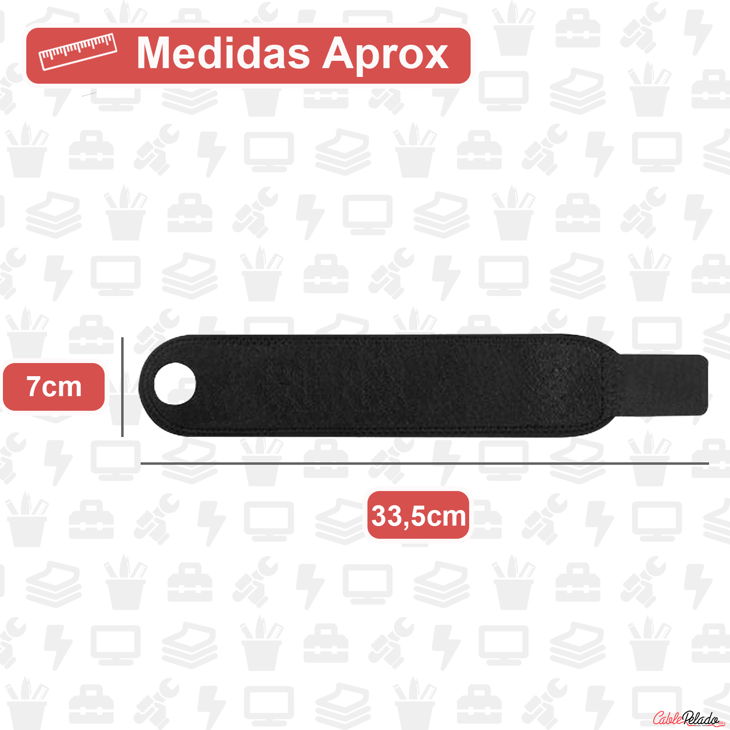 Muñequera Ajustable Para Túnel Carpiano  Negro