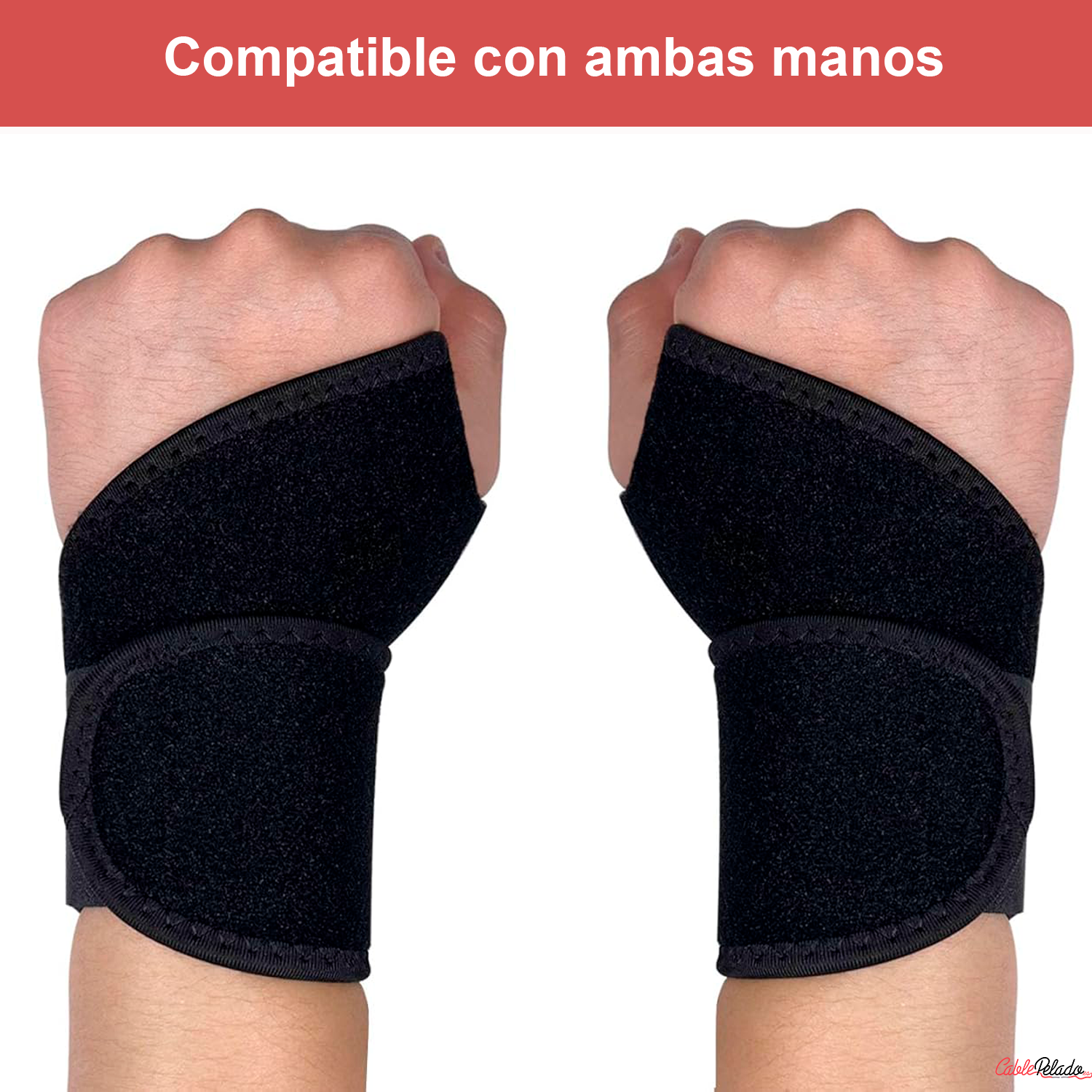 Muñequera Ajustable Para Túnel Carpiano  Negro