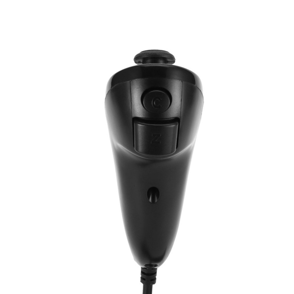 Nunchaku compatible con Nintendo Wii Joystick  Negro